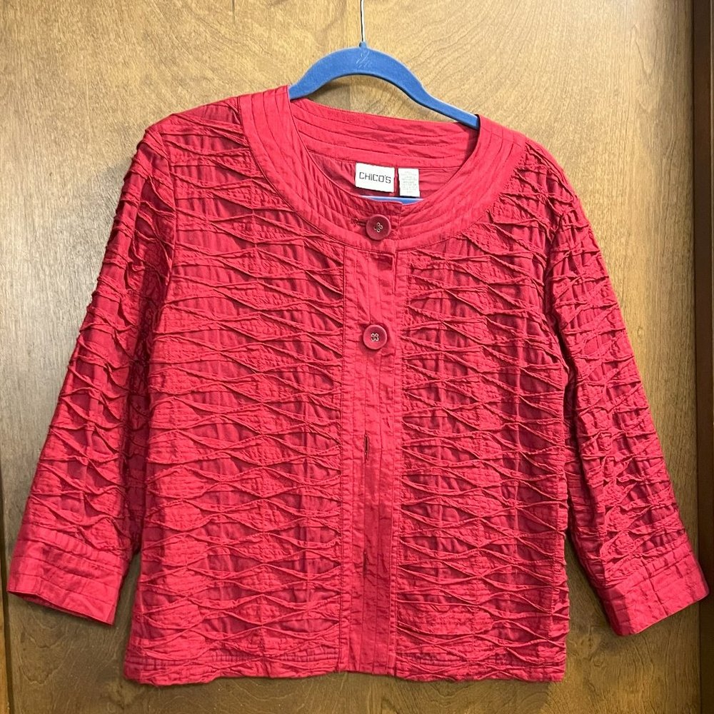 Chico’s Red Jacket